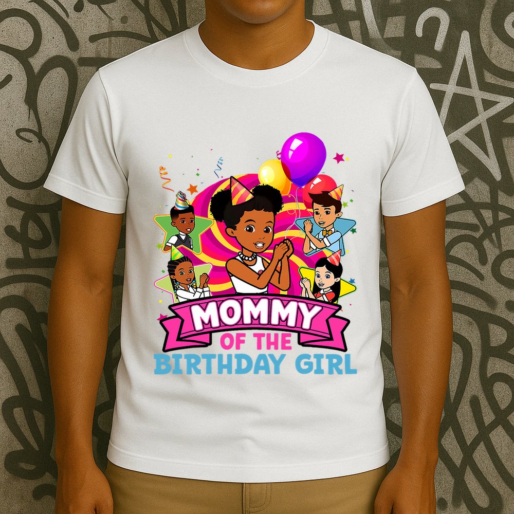 Mommy Gracies Corner Birthday Dolls Cute Party T-Shirt