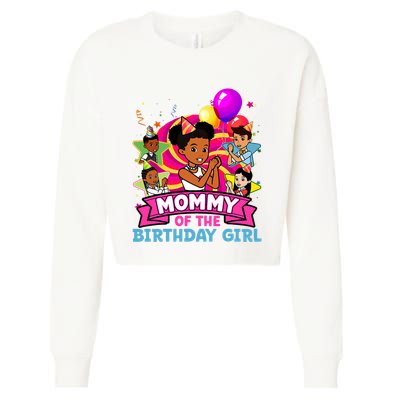 Mommy Gracies Corner Birthday Dolls Cute Party Cropped Pullover Crew