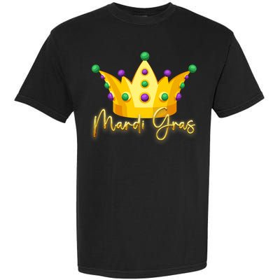 Mardi Gras Crown Celebration Garment-Dyed Heavyweight T-Shirt