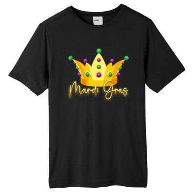 Mardi Gras Crown Celebration Tall Fusion ChromaSoft Performance T-Shirt