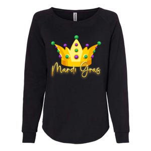 Mardi Gras Crown Celebration Womens California Wash Sweatshirt