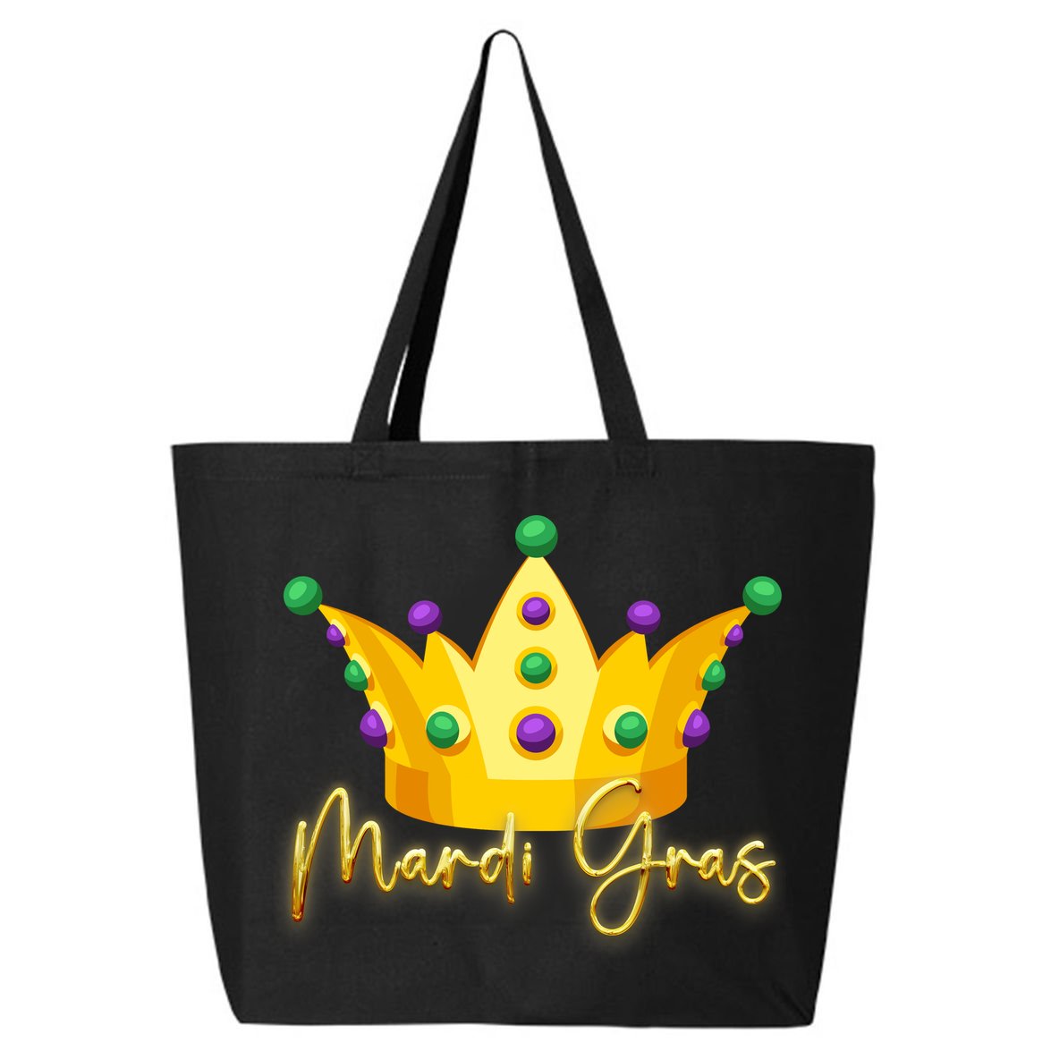 Mardi Gras Crown Celebration 25L Jumbo Tote