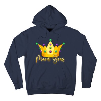 Mardi Gras Crown Celebration Hoodie