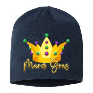 Mardi Gras Crown Celebration Sustainable Beanie