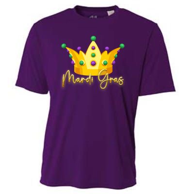 Mardi Gras Crown Celebration Cooling Performance Crew T-Shirt