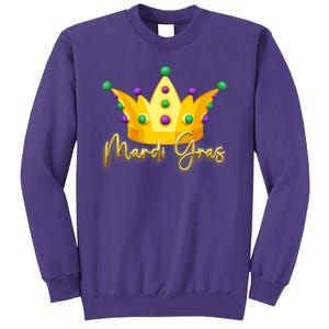 Mardi Gras Crown Celebration Sweatshirt