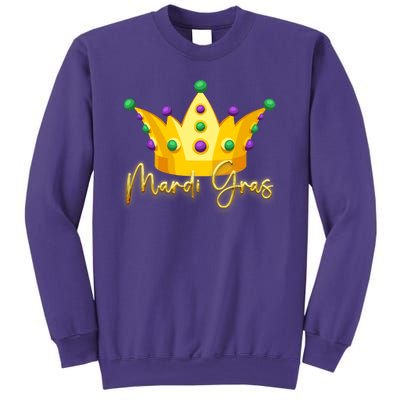 Mardi Gras Crown Celebration Sweatshirt