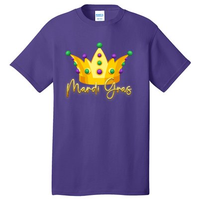 Mardi Gras Crown Celebration Tall T-Shirt