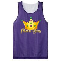 Mardi Gras Crown Celebration Mesh Reversible Basketball Jersey Tank