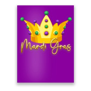 Mardi Gras Crown Celebration Poster