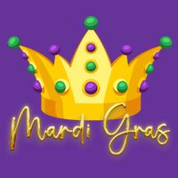 Mardi Gras Crown Celebration Poster