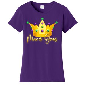 Mardi Gras Crown Celebration Women's T-Shirt