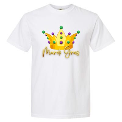 Mardi Gras Crown Celebration Garment-Dyed Heavyweight T-Shirt