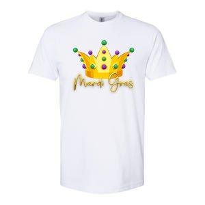 Mardi Gras Crown Celebration Softstyle CVC T-Shirt