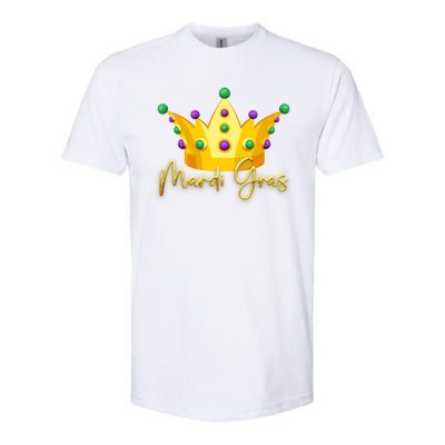 Mardi Gras Crown Celebration Softstyle® CVC T-Shirt