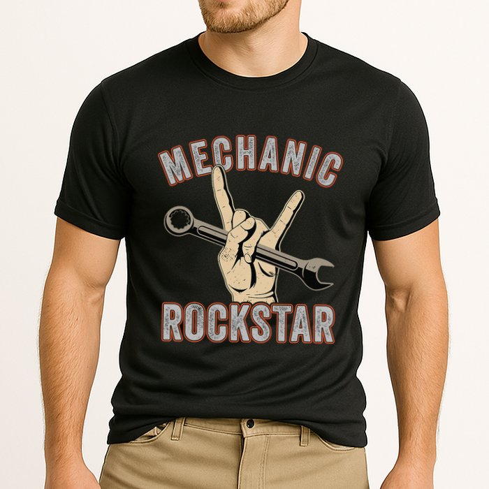 Mechanic Garage Car Enthusiast Man Cave Design for Garage Performance Shirt