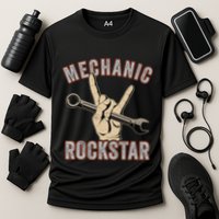 Mechanic Garage Car Enthusiast Man Cave Design for Garage Performance Shirt