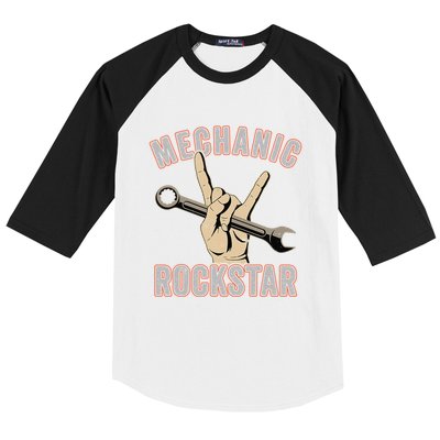 Mechanic Garage Car Enthusiast Man Cave Design for Garage Baseball Sleeve Shirt