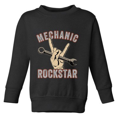 Mechanic Garage Car Enthusiast Man Cave Design for Garage Toddler Sweatshirt