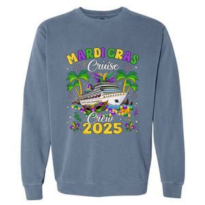 Mardi Gras Cruise Crew 2025 Garment-Dyed Sweatshirt