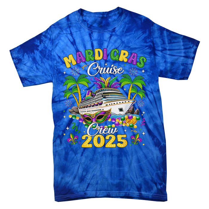 Mardi Gras Cruise Crew 2025 Tie-Dye T-Shirt