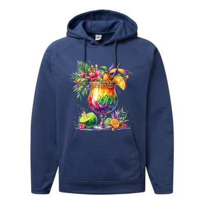 Mardi Gras Celebration Performance Fleece Hoodie