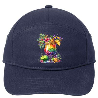 Mardi Gras Celebration 7-Panel Snapback Hat