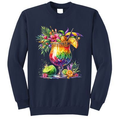 Mardi Gras Celebration Tall Sweatshirt