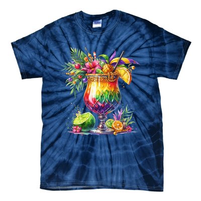 Mardi Gras Celebration Tie-Dye T-Shirt