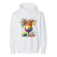 Mardi Gras Celebration Garment-Dyed Fleece Hoodie