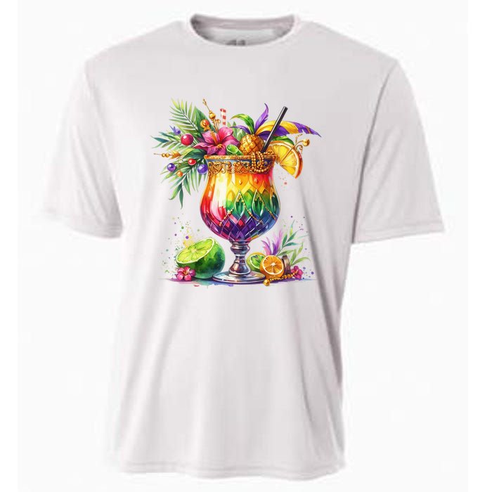 Mardi Gras Celebration Cooling Performance Crew T-Shirt