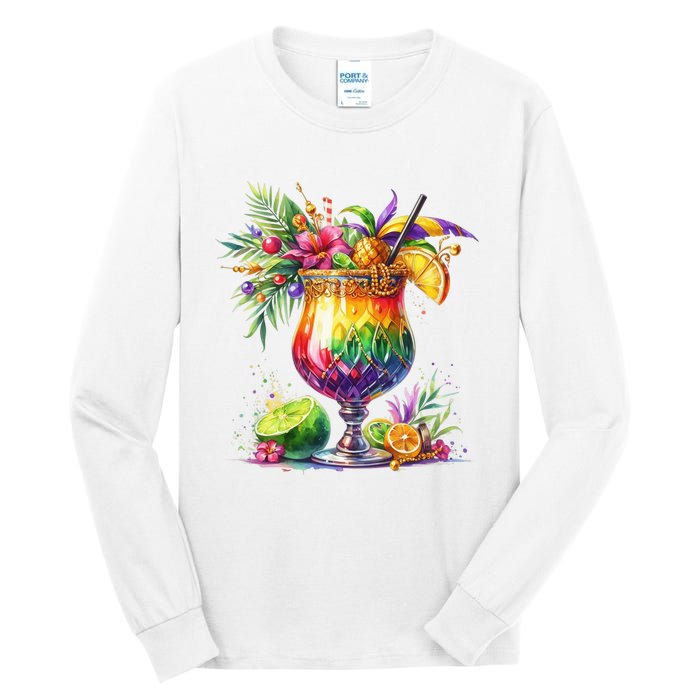 Mardi Gras Celebration Tall Long Sleeve T-Shirt