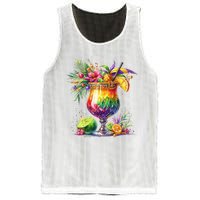 Mardi Gras Celebration Mesh Reversible Basketball Jersey Tank