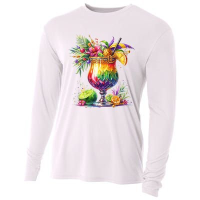 Mardi Gras Celebration Cooling Performance Long Sleeve Crew