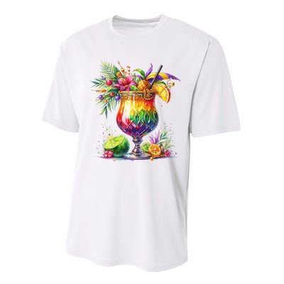 Mardi Gras Celebration Performance Sprint T-Shirt