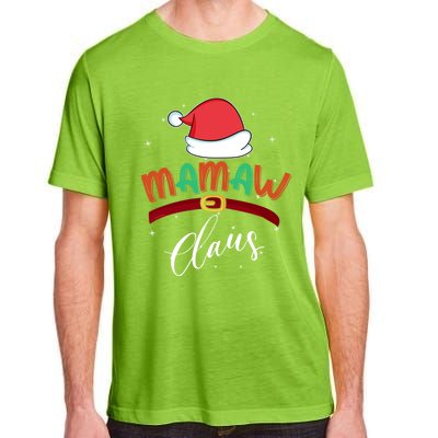 Mamaw Grandma Claus Santa Christmas Family Matching Cute Gift Adult ChromaSoft Performance T-Shirt