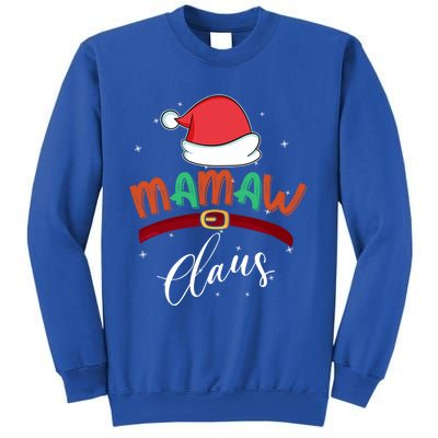 Mamaw Grandma Claus Santa Christmas Family Matching Cute Gift Sweatshirt