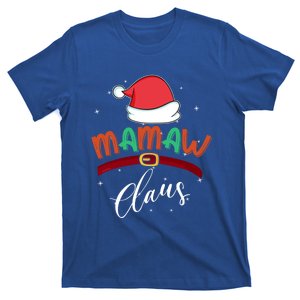 Mamaw Grandma Claus Santa Christmas Family Matching Cute Gift T-Shirt