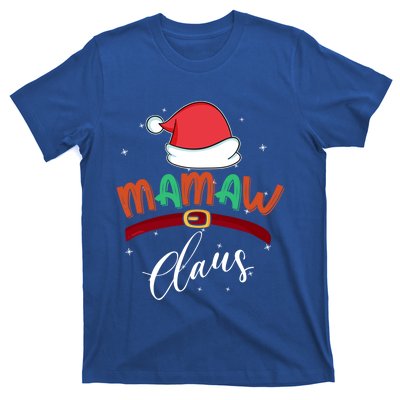 Mamaw Grandma Claus Santa Christmas Family Matching Cute Gift T-Shirt