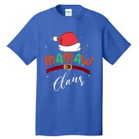 Mamaw Grandma Claus Santa Christmas Family Matching Cute Gift Tall T-Shirt