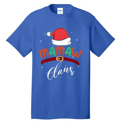 Mamaw Grandma Claus Santa Christmas Family Matching Cute Gift Tall T-Shirt