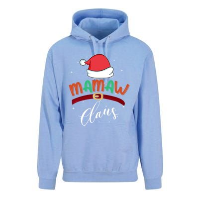 Mamaw Grandma Claus Santa Christmas Family Matching Cute Gift Unisex Surf Hoodie