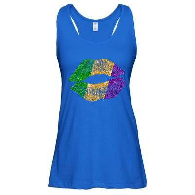 Mardi Gras Carnival Costume Lips Meaningful Gift Ladies Essential Flowy Tank