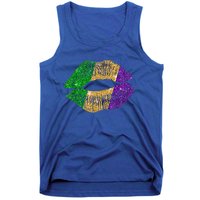 Mardi Gras Carnival Costume Lips Meaningful Gift Tank Top