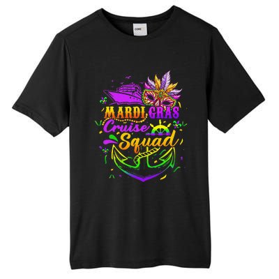 Mardi Gras Cruise Squad 2024 Matching Group Family Vacation Tall Fusion ChromaSoft Performance T-Shirt