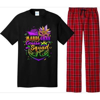 Mardi Gras Cruise Squad 2024 Matching Group Family Vacation Pajama Set