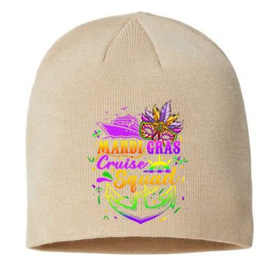 Mardi Gras Cruise Squad 2024 Matching Group Family Vacation Sustainable Beanie