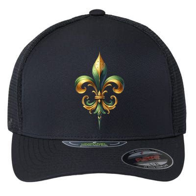 Mardi Gras Celebration Flexfit Unipanel Trucker Cap