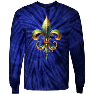 Mardi Gras Celebration Tie-Dye Long Sleeve Shirt