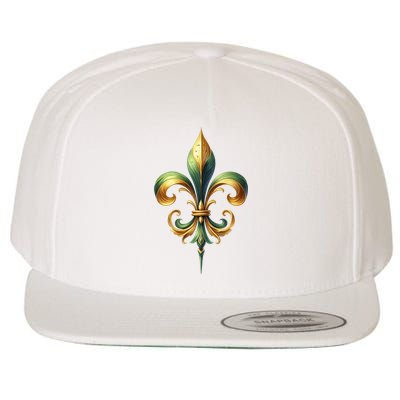 Mardi Gras Celebration Wool Snapback Cap